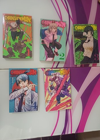 Chainsaw Man Manga Seti 5 Cilt