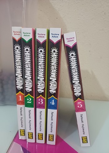  Beden Chainsaw Man Manga Seti 5 Cilt