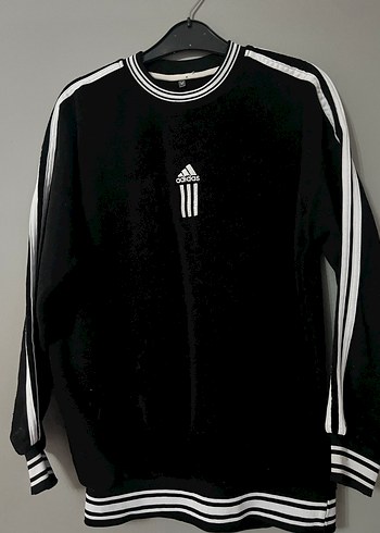 Adidas Siyah Baskılı Erkek Sweatshirt