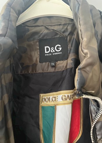 Diğer D&G Erkek Kamuflaj Deri Mont