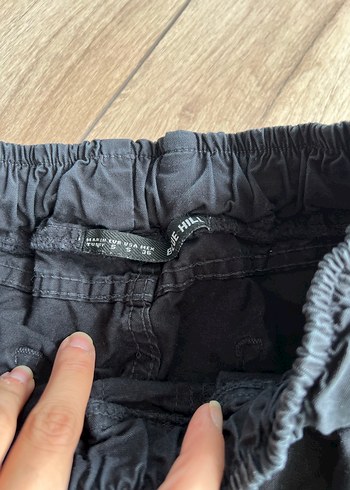 Siyah Kemerli Kadın Loose Fit Pantolon - Görsel 3