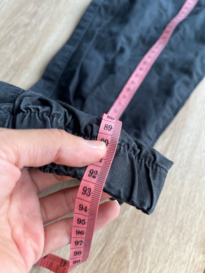 Siyah Kemerli Kadın Loose Fit Pantolon - Görsel 4