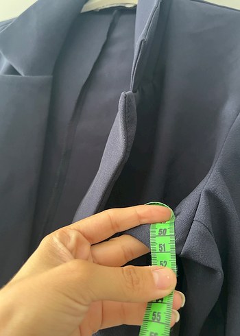 Diğer Leopar Detaylı Siyah Kadın Blazer Ceket