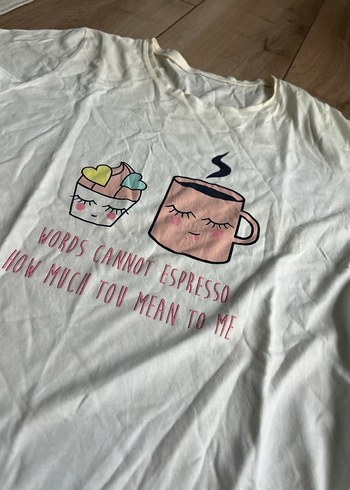 l Beden pembe Renk Baskılı Pembe Kadın Pijama Takımı