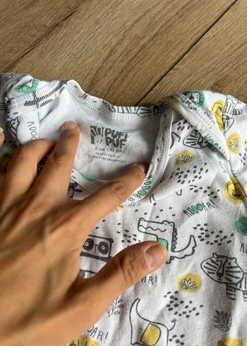 Renkli Desenli Bebek Erkek Body - Görsel 2