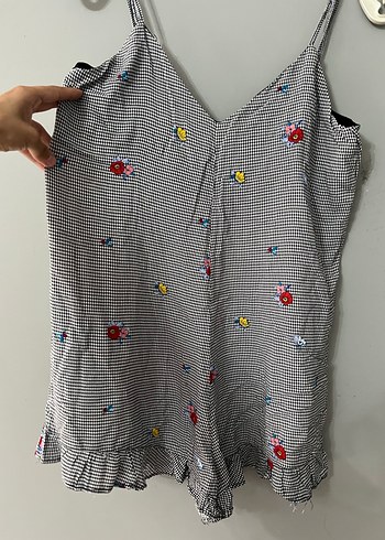 Gri Kısa Kadın Bluz - Görsel 2