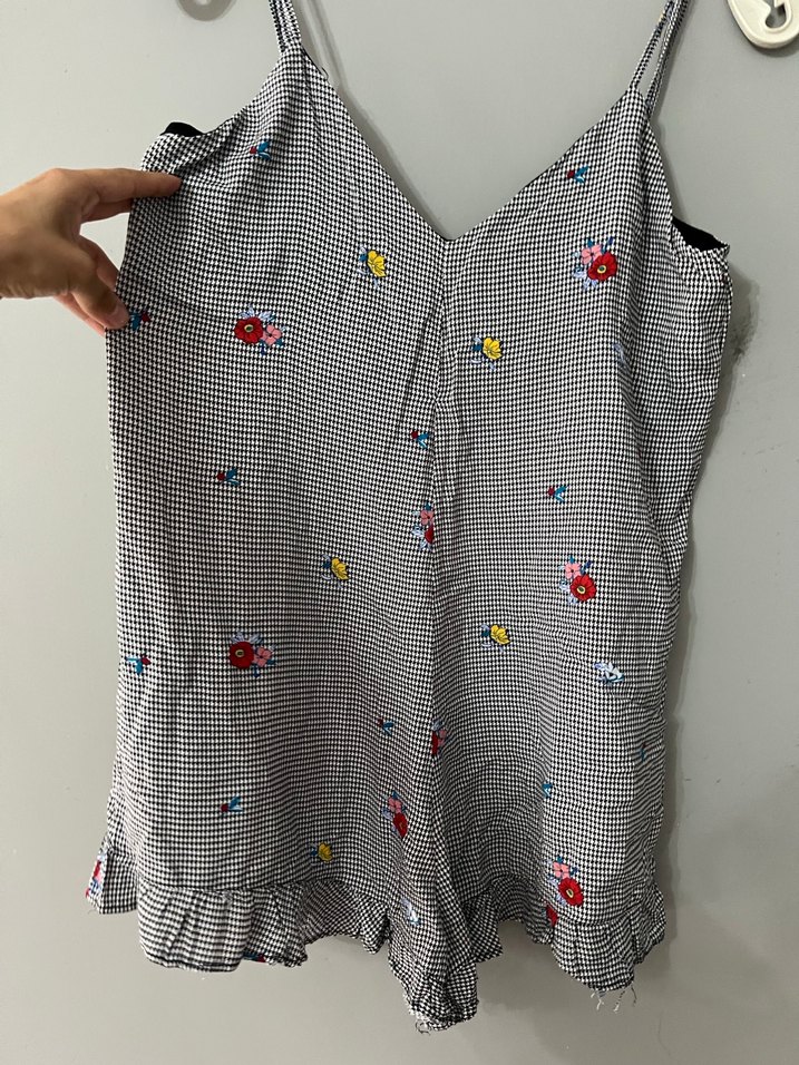 Gri Kısa Kadın Bluz - Görsel 2