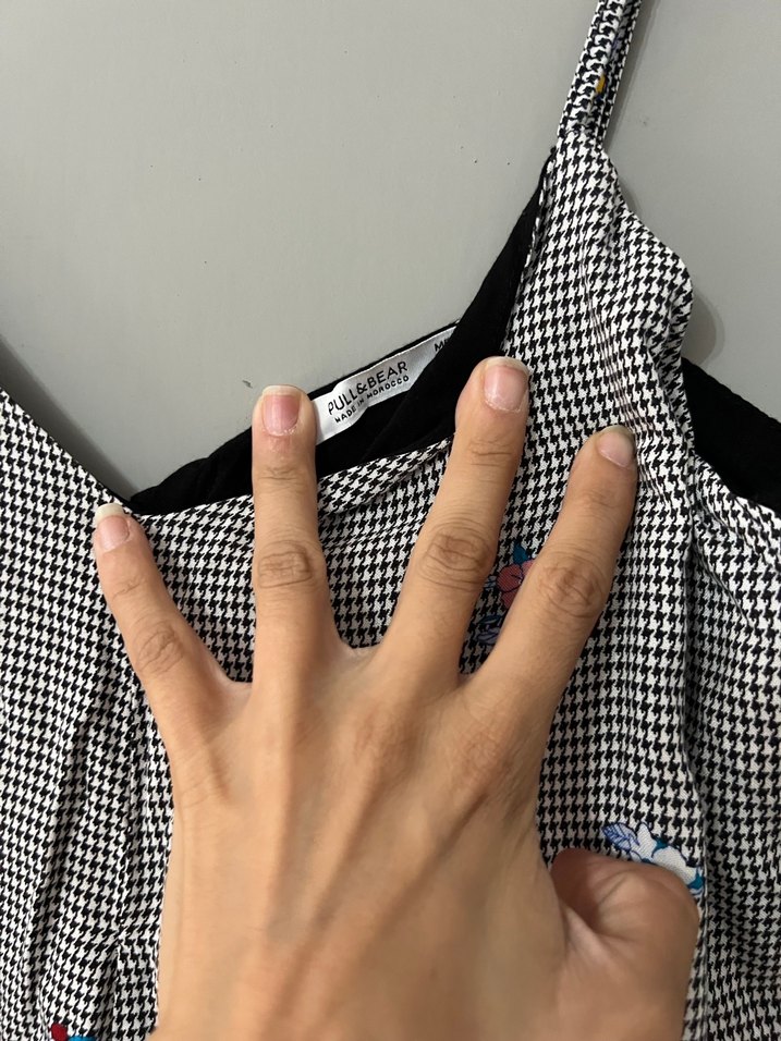 Gri Kısa Kadın Bluz - Görsel 3