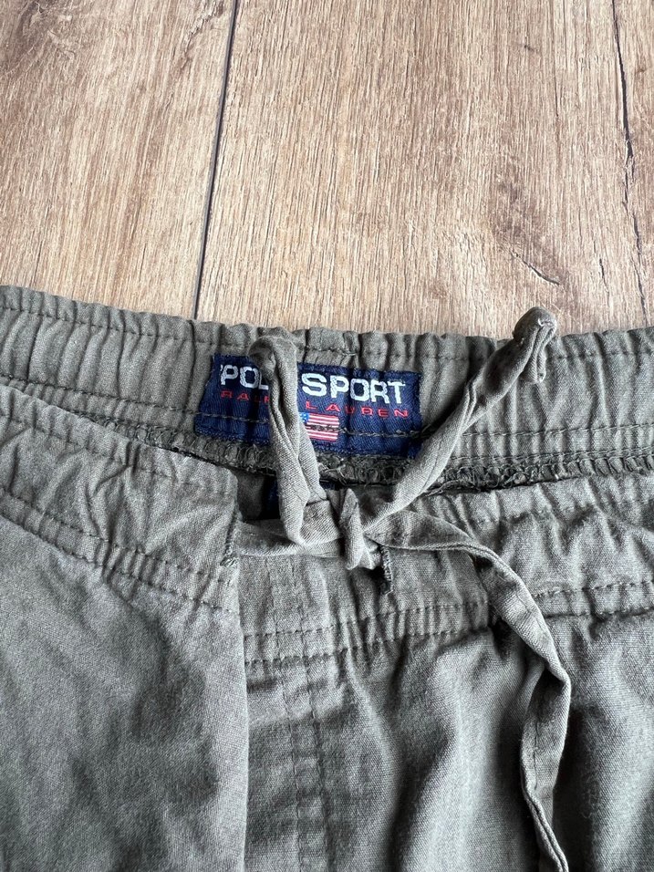 Haki Midi Keten Erkek  Pantolon - Görsel 2