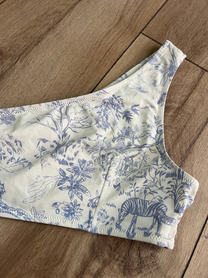 Bohem Desenli Mini Tek Omuz Bikini Üstü - Görsel 2