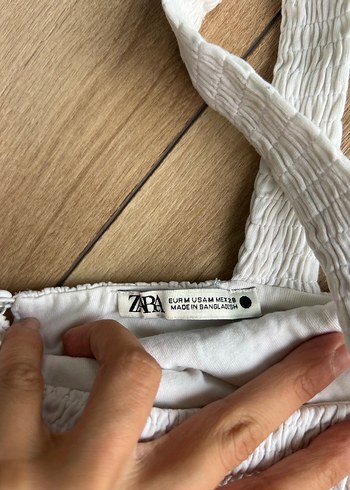 Zara Beyaz Bohem Kadın Bralet