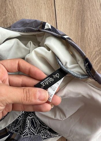 Lacivert Bağlamalı Dantelli Bohem Mayo - Görsel 3