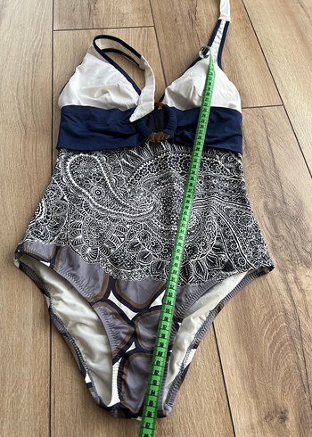 Lacivert Bağlamalı Dantelli Bohem Mayo - Görsel 4