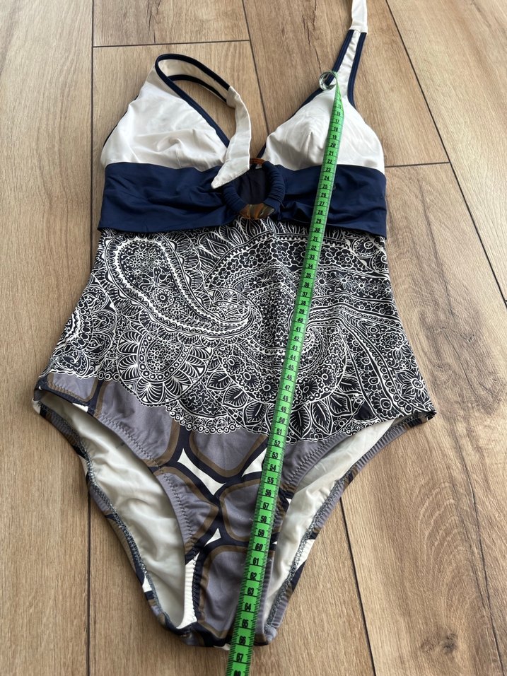 Lacivert Bağlamalı Dantelli Bohem Mayo - Görsel 4