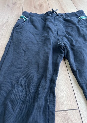 Lacivert  Erkek Bol Kesim Denim Eşofman Altı - Görsel 2