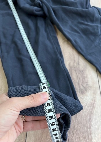 Lacivert  Erkek Bol Kesim Denim Eşofman Altı - Görsel 4