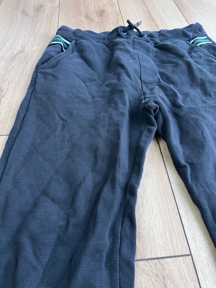 Lacivert  Erkek Bol Kesim Denim Eşofman Altı - Görsel 2