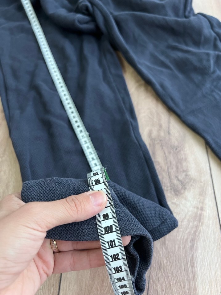 Lacivert  Erkek Bol Kesim Denim Eşofman Altı - Görsel 4