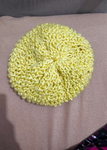 Sarı Örgü Fırın Eldiveni - Görsel 2