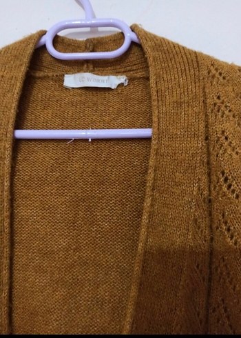 Bohem Tarzı Kahverengi Triko Boğazlı Kazak - Görsel 3