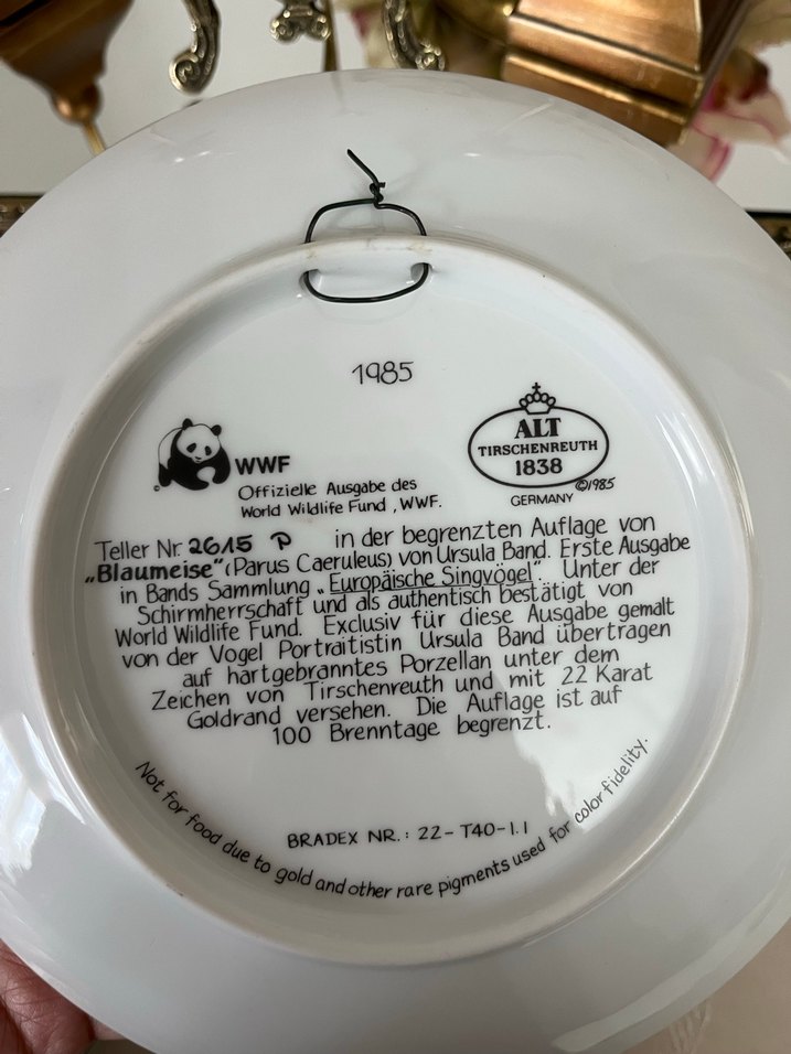 Altın Renkli Kuş Figürlü Dekoratif Duvar Tabağı - Görsel 4