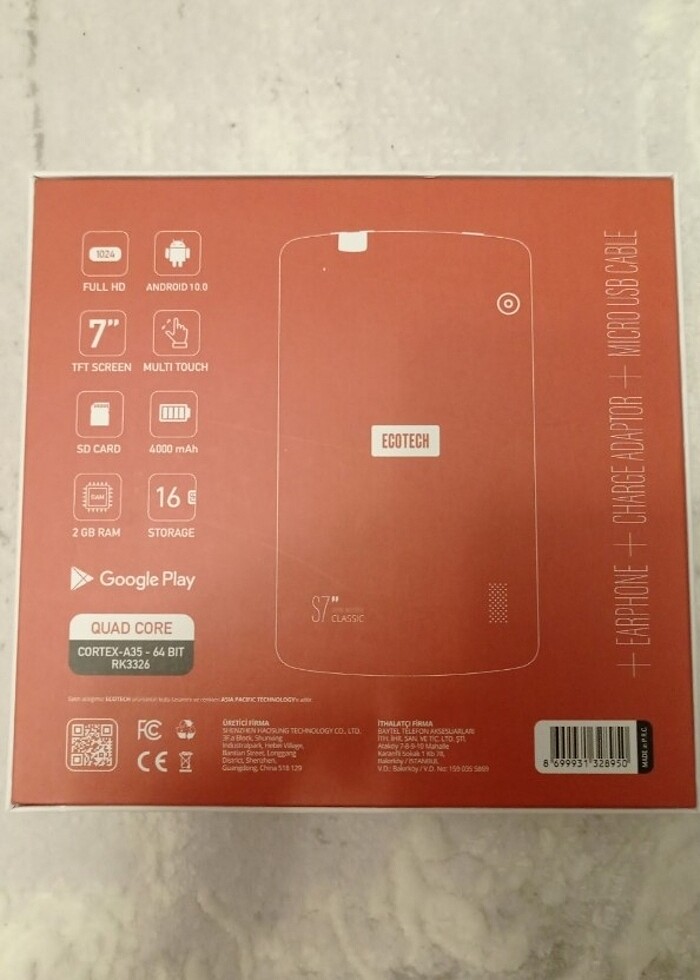 Ecotech sıfır tablet - Görsel 2