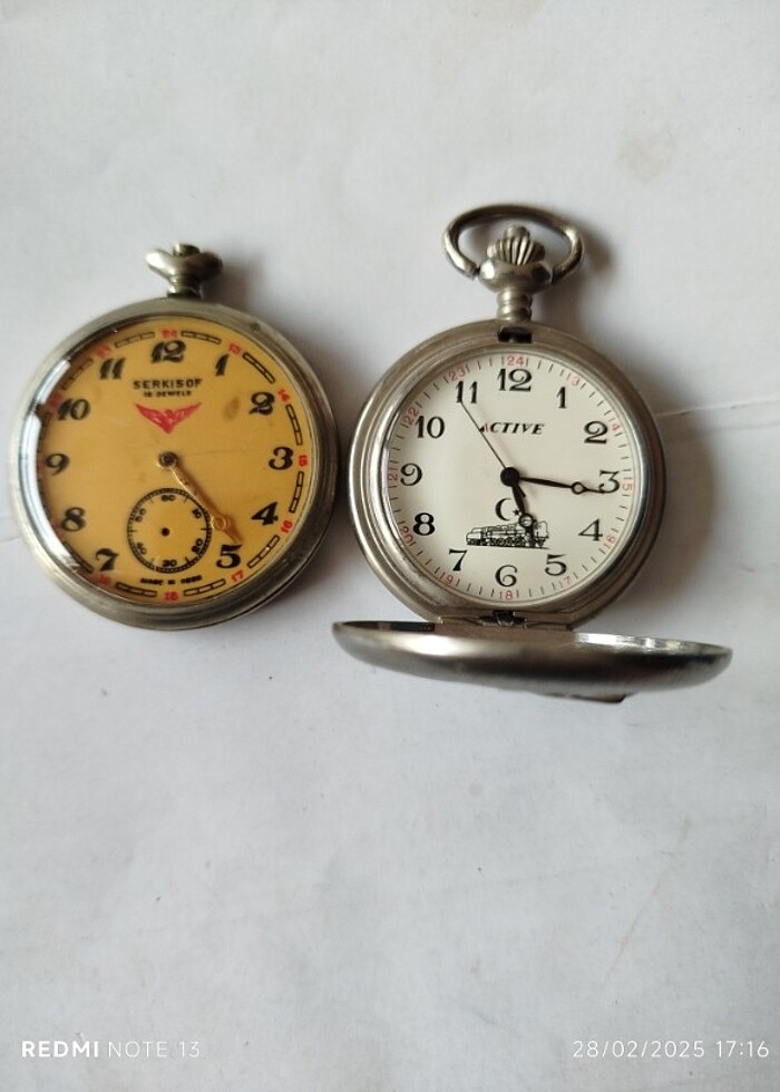 SERKİSOF ORJİNAL SAAT VE KAPAKLI SAAT - Görsel 5