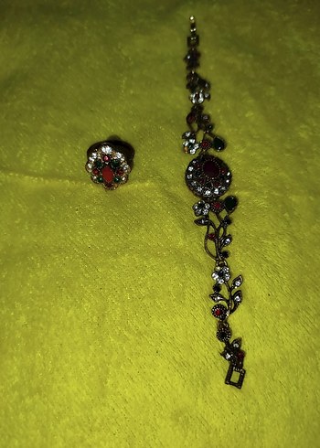 Nakışlı ve Boncuklu Renkli Kadın Bileklik - Görsel 3