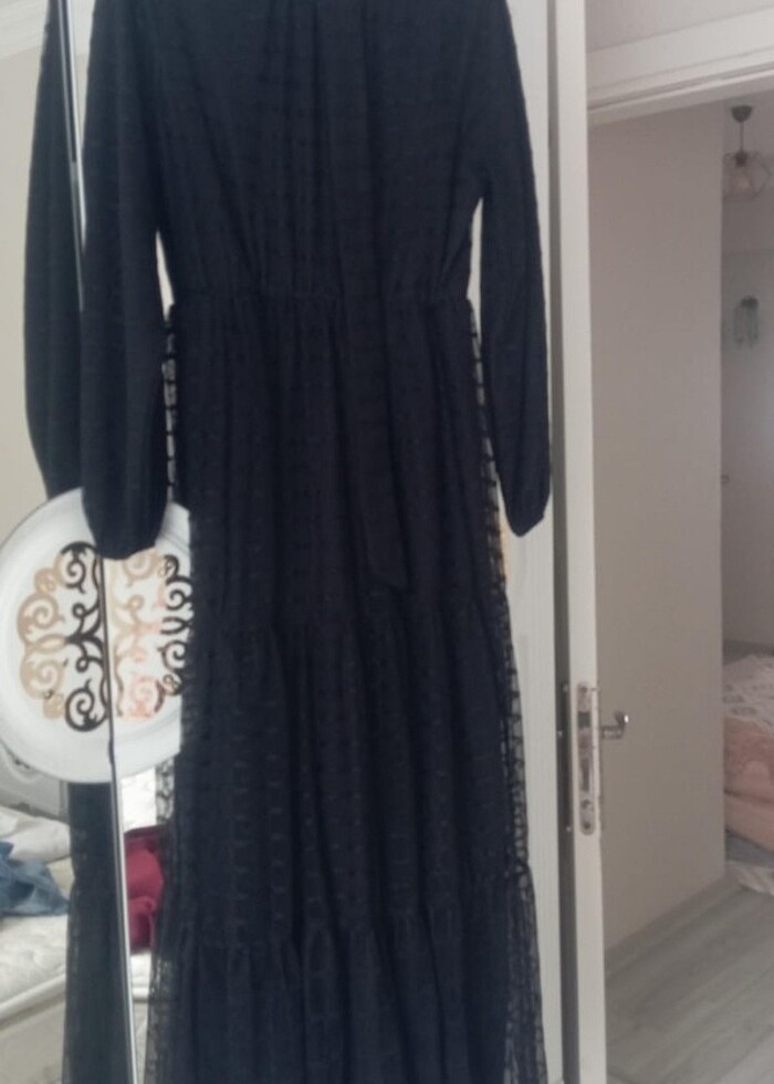 Siyah elbise  - Görsel 3