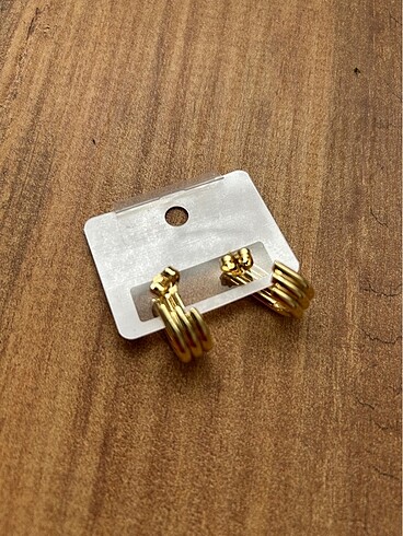 Beden Çelik Gold Basic Küpe Seti