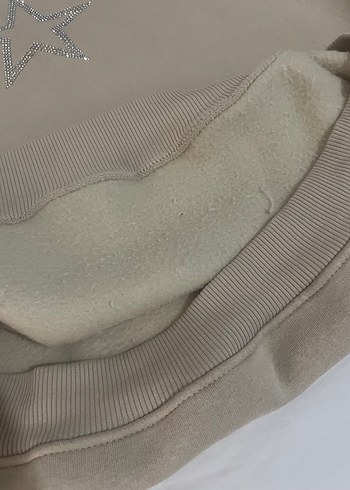 Trendiz Bej Basic Sweatshirt Kapüşonlu - Görsel 6