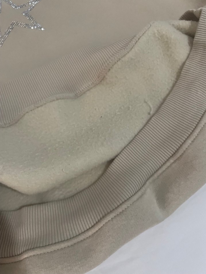 Trendiz Bej Basic Sweatshirt Kapüşonlu - Görsel 5