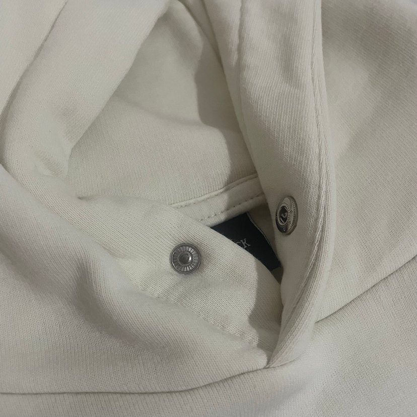 Lumberjack Beyaz Kapüşonlu oversize sweatshirt - Görsel 3