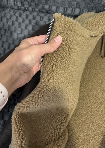 Kahverengi Kürklü Deri Kadın Ceket - Görsel 2