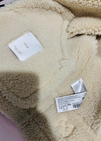 Kadın Bej Süet Kürklü Kışlık Ceket - Görsel 5