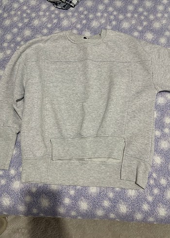 Gri Fermuarlı Yüksek Yakalı  Polar - Görsel 9