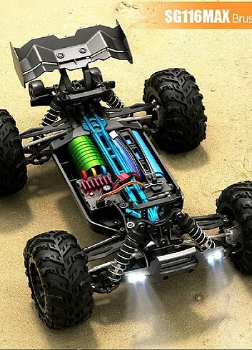  70Km/s Hız SG116 Max Fırçasız Motor RC Araba