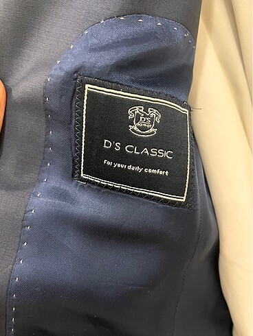 Diğer Ds damat parlament mavi takım elbise