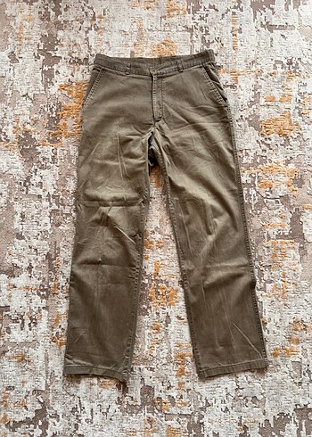 American Vintage Haki Vintage Yesil Likrali Pantolon