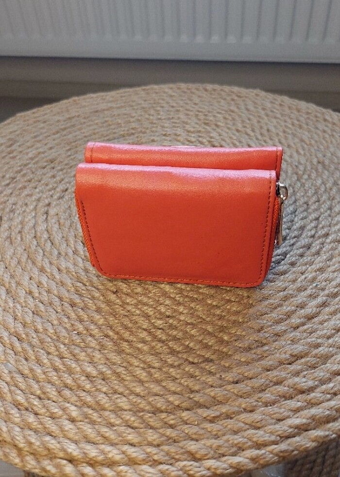 Diesel turuncu cüzdan  - Görsel 2