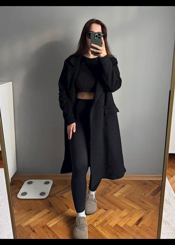 Suud Collection Suud Collection Hooopstore Siyah Uzun Klasik Kaban