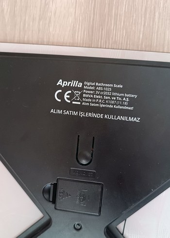  Beden Aprilla Kırmızı Dijital Baskül