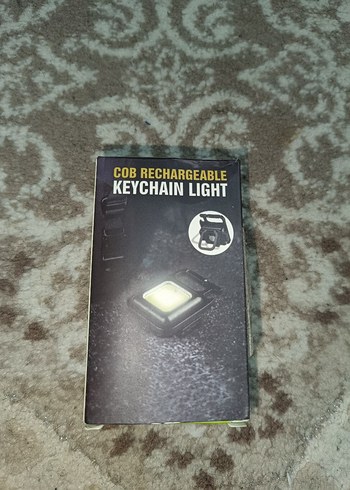 Sarı COB Şarj Edilebilir Anahtarlık Işığı - Görsel 4