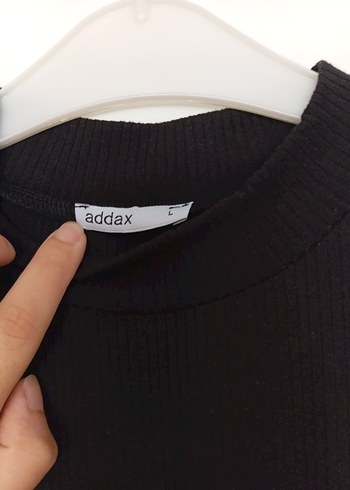 Addax Addax Siyah Kısa Kollu Elbise