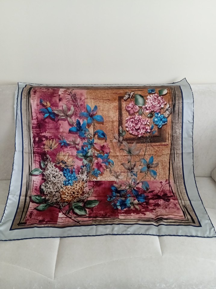 Bohem Çok Renkli Eşarp - Görsel 4