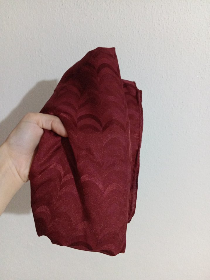 Bordo Jakar Şal - Görsel 2