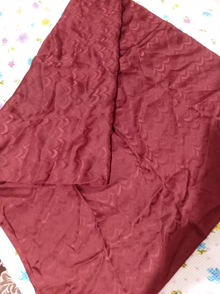 Bordo Jakar Şal - Görsel 4