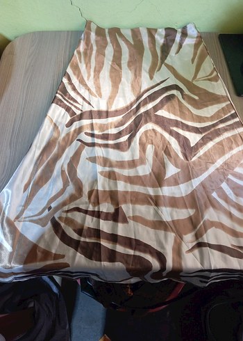 Zebra Desenli Uzun  Etek - Görsel 3