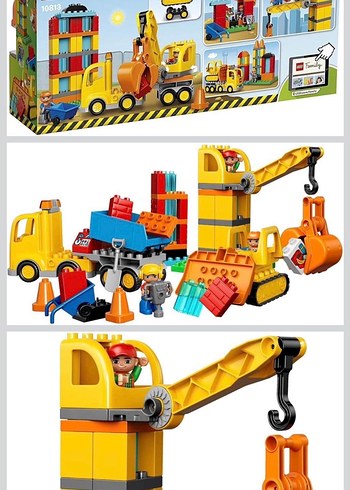  Beden LEGO DUPLO Renkli İnşaat Seti