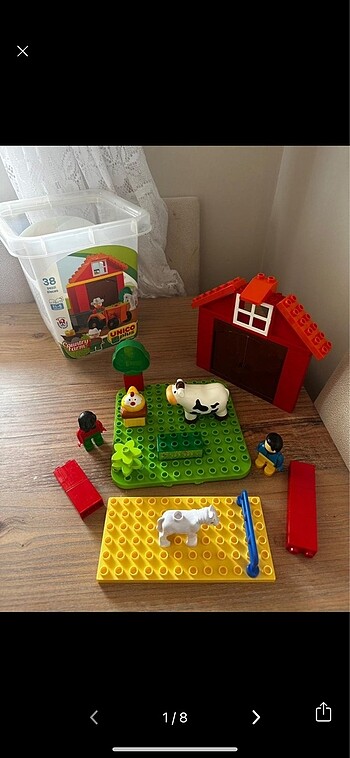 Lego duplo çiftlik uyumlu unico marka